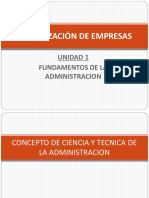 Unidad 1 Administracion orgi