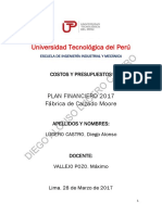 Trabajo Autónomo Reflexivo Costos y Presupuestos.Ññññ