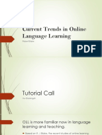 Current Trends in Online Language Learning