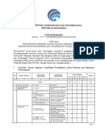 Pengumuman Seleksi CPNS Kominfo 2018 PDF