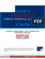 Trends in Misdemeanors Seattle