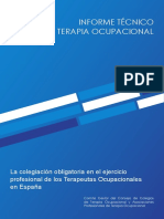 Informe Tecnico Sobre Terapia Ocupacional