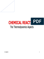 Wk1b Chemical Reaction - Thermodynamics Aspects
