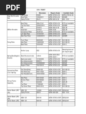 Material List