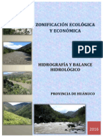 Hidrografia Balanc Hidrol Huanuco PDF