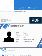 Laporan Jaga 27 Agustus 2018