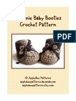 Applebee Patterns - Brownie Baby Booties PDF