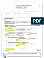 Prueba Parcial: "Pedro Páramo" Lenguaje 3° Medio