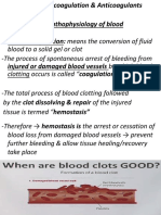 Physiology & Pathophysiology of Blood