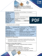 Guia de Actividades y Rubrica de Evaluacion Tarea 1