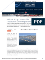 Molo de Abrigo Sustentable - "Trabajando Con Energías Renovables" - Armada de Chile