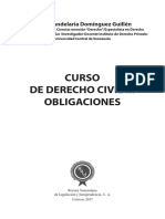 Derecho de Obligaciones María Candelaria Dominguez PDF