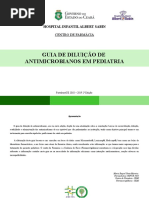Guia de diluição de antimicrobianos em pediatria 