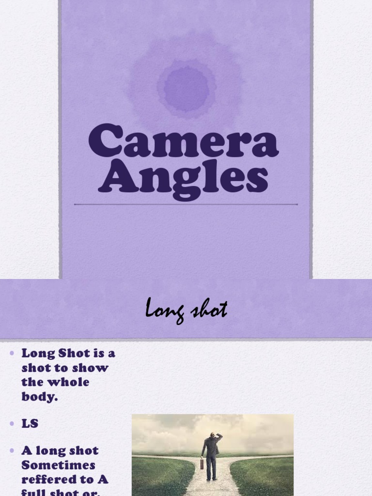 Understanding Camera Angles in Film | PDF | Self-Improvement