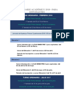 Calendario Examenes