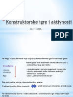 Konstruktorske Igre I Aktivnosti