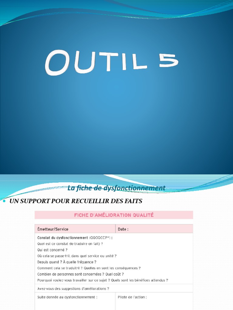 Outil 5 | PDF | Business