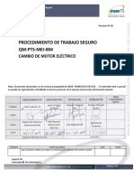 QM-PTS-MEI-004 Cambio de Motor Eléctrico