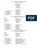 Struktur Organisasi Kelas SMPN 1 Marabahan Kertas PNJNG