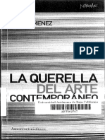 La Querella Del Arte Contemporaneo - Marc Jimenez