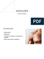 Shoulder: Dr. Paolo M. Ramirez