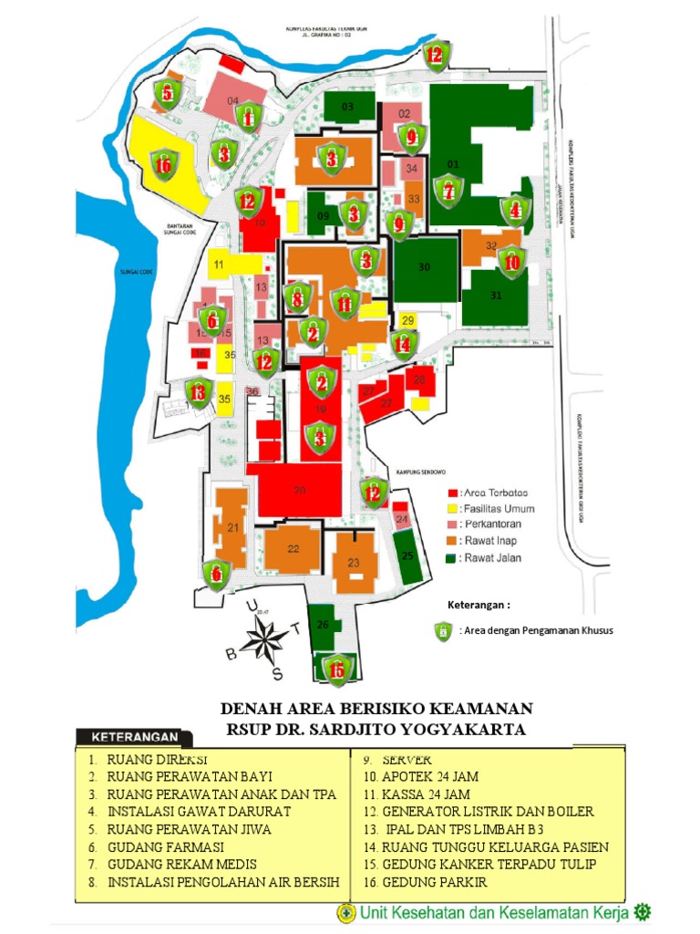 Denah Area Berisiko Keamanan