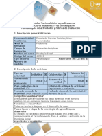 Guía de Actividades y Rubrica de Evaluacion Fase 4-Trabajo Final