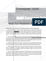 Modul Kemampuan Verbal