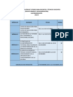 Calendarización Guanajuato2018 II