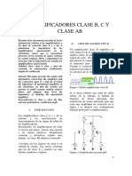 Amplificadores Clase B Clase C Clase AB PDF