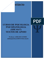 Apostila de Psicopatologia Prof Adelmo PDF