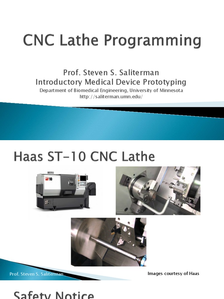CNC Lathe Programming | PDF | Numerical Control | Mechanical Engineering