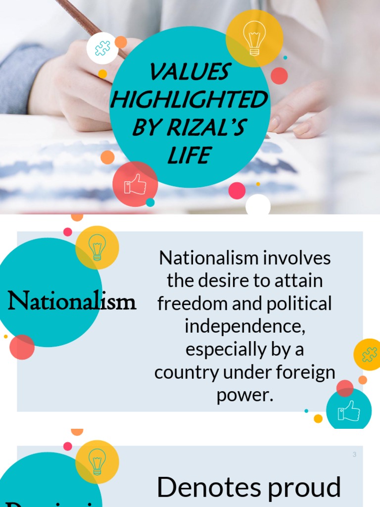 Rizal's Core Values and Nationalism | PDF