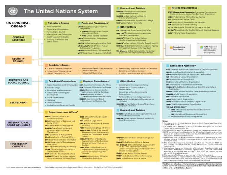 UN System Chart PDF | PDF | United Nations | International Relations