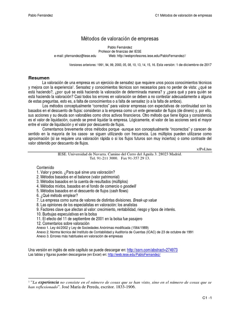 Valorizacion | PDF | Compartir (Finanzas) | Deuda