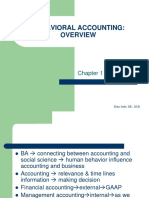 Behavioral Accounting:: Dian Indri, SE., M.Si