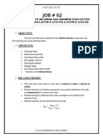 Determination of Maximum and Minimum Voids Ratios OF GRANULAR SOILS (ASTM D 4253-93) & (ASTM D 4254-00)