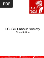 LSESU Labour Constitution