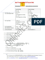 Electrical Machine Formula Sheet PDF