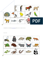 Memory P - Animales P PDF