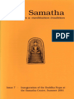 Samatha Journal 7 - Summer 2001