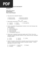 Soal Kimia Radioaktif