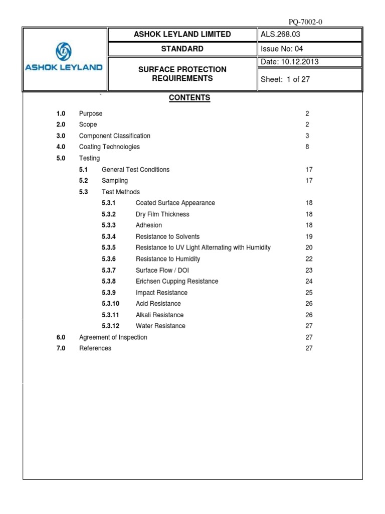 Surface Protection Standards for Coatings | PDF | Corrosion | Sheet Metal