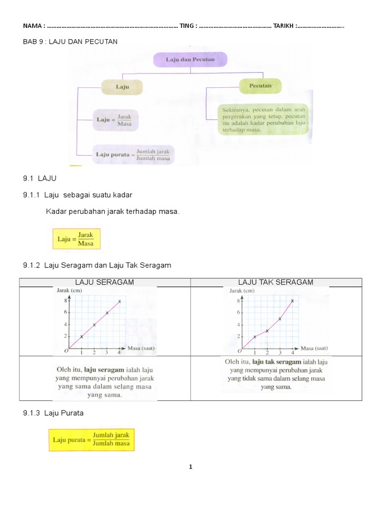 Bab Laju Dan Pecutan Pdf