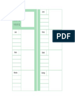 Agenda Semanal Filofax Verde