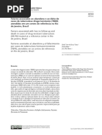 Fatores que influenciam na adesão ao tratamento da Tuberculose