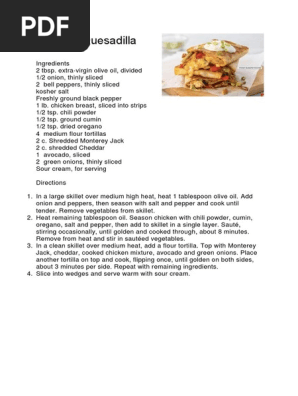 Recipe