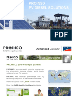 PROINSO PV Diesel Solutions