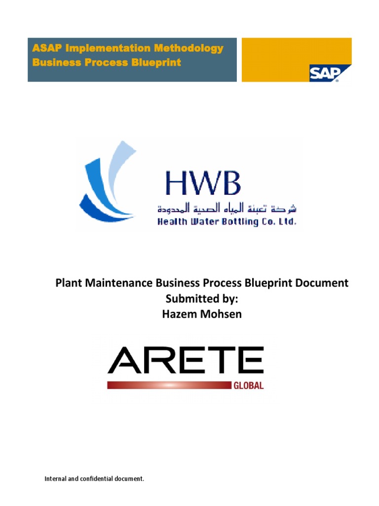 Plant Maintenance Blueprint Document | PDF | Business Process | Hierarchy
