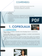 Coprolalia y Coprofemia